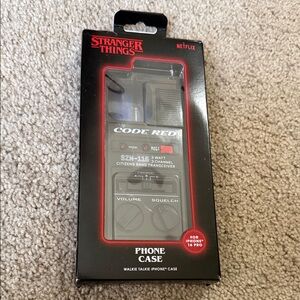 Netflix Stranger Things Code Red Walkie Talkie Phone Case Apple iPhone 16 Pro